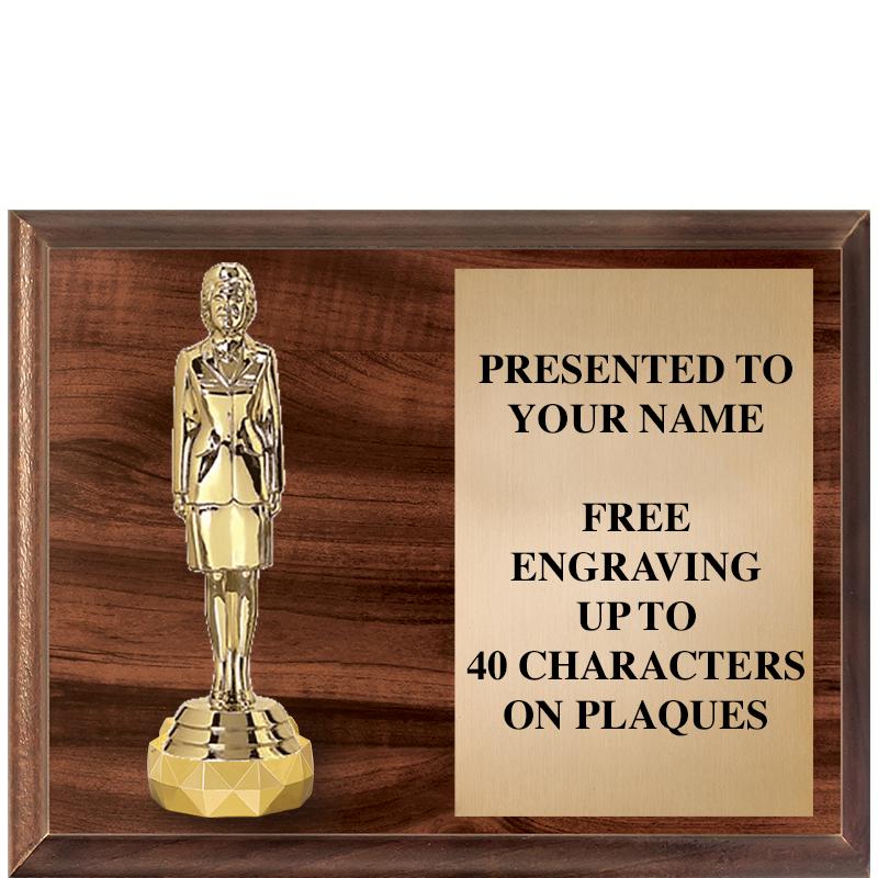 9"X7"FIGURINE HORIZONAL PLAQUE