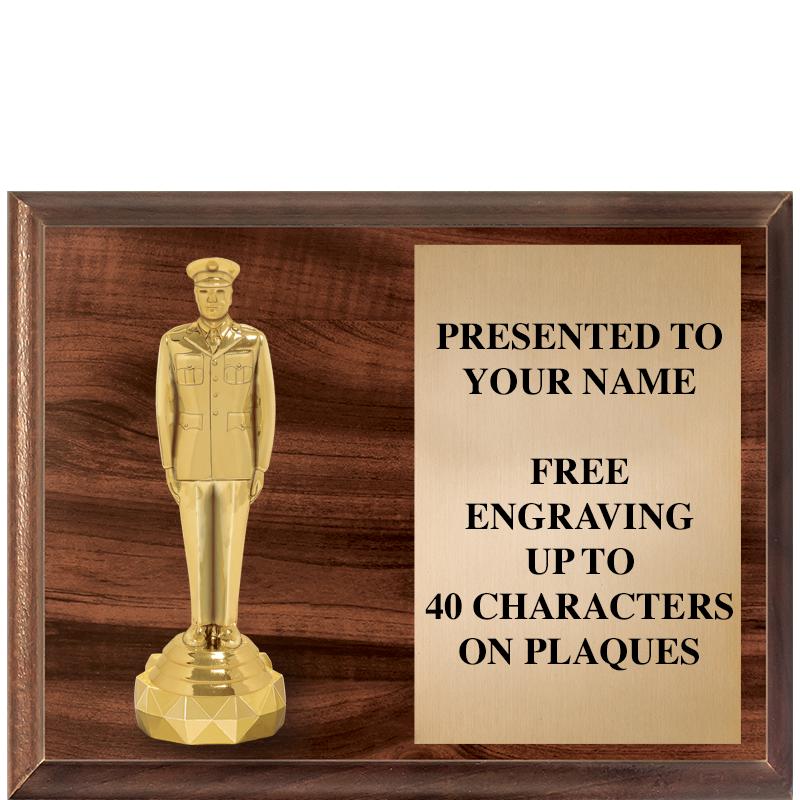 9"X7"FIGURINE HORIZONAL PLAQUE