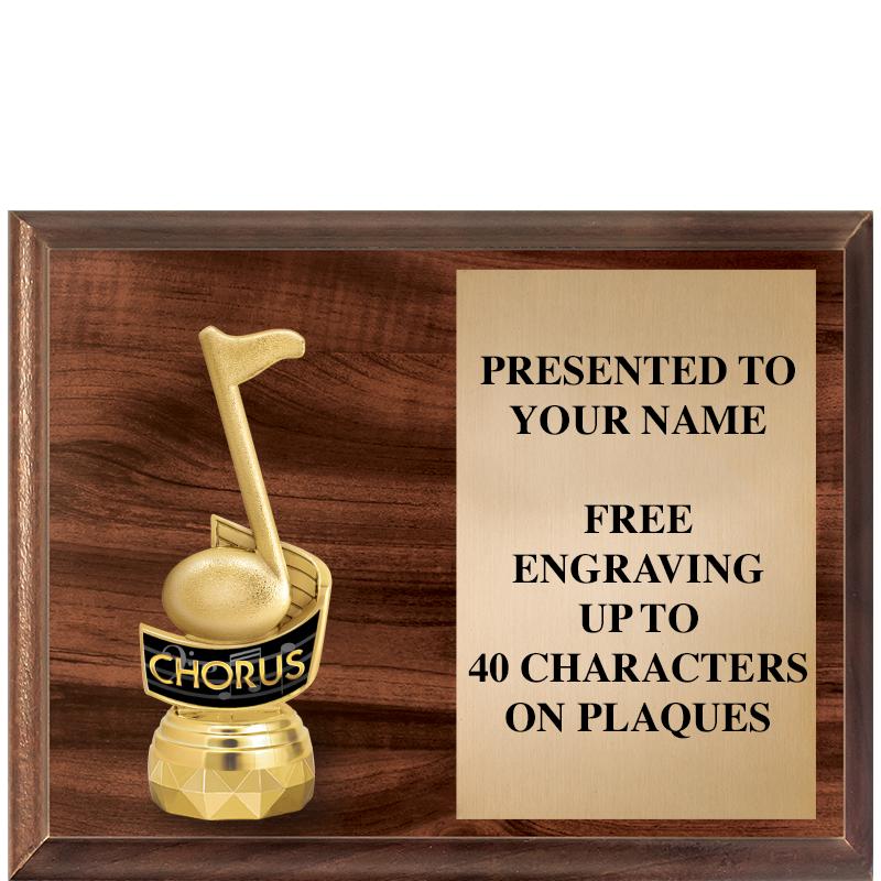 9"X7"FIGURINE HORIZONAL PLAQUE