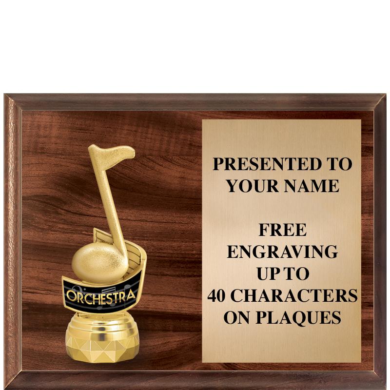 9"X7"FIGURINE HORIZONAL PLAQUE