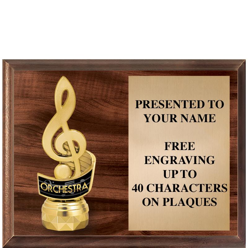 9"X7"FIGURINE HORIZONAL PLAQUE