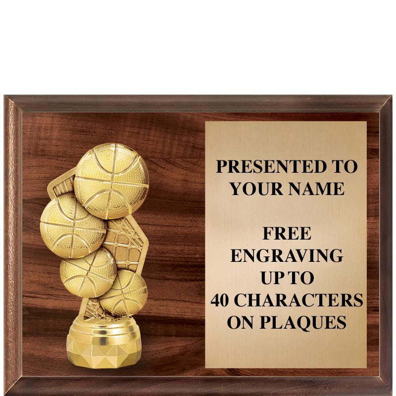 9"X7"FIGURINE HORIZONAL PLAQUE