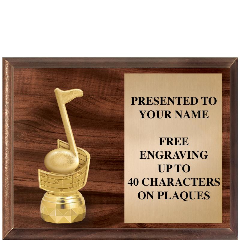 9"X7"FIGURINE HORIZONAL PLAQUE