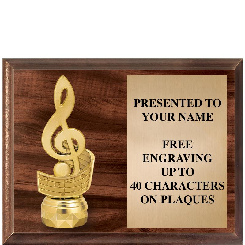 9"X7"FIGURINE HORIZONAL PLAQUE