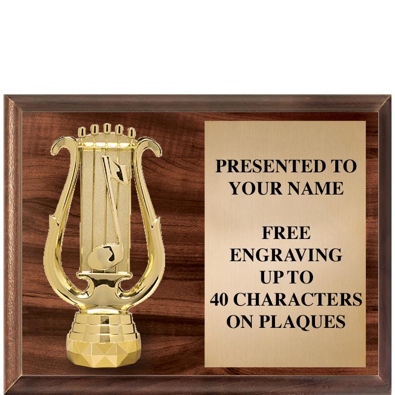 9"X7"FIGURINE HORIZONAL PLAQUE