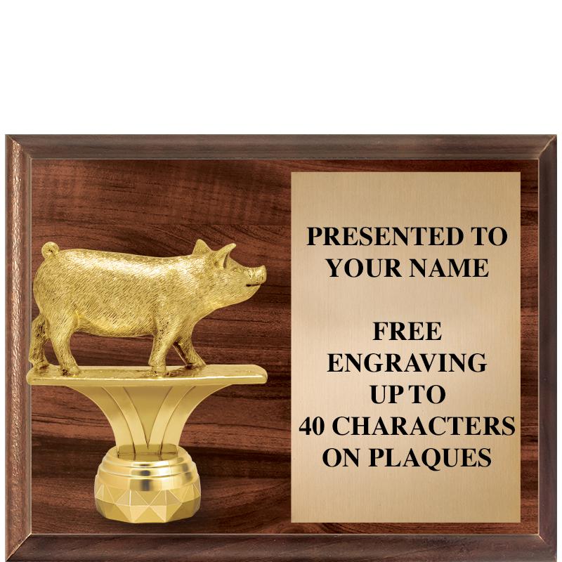 9"X7"FIGURINE HORIZONAL PLAQUE