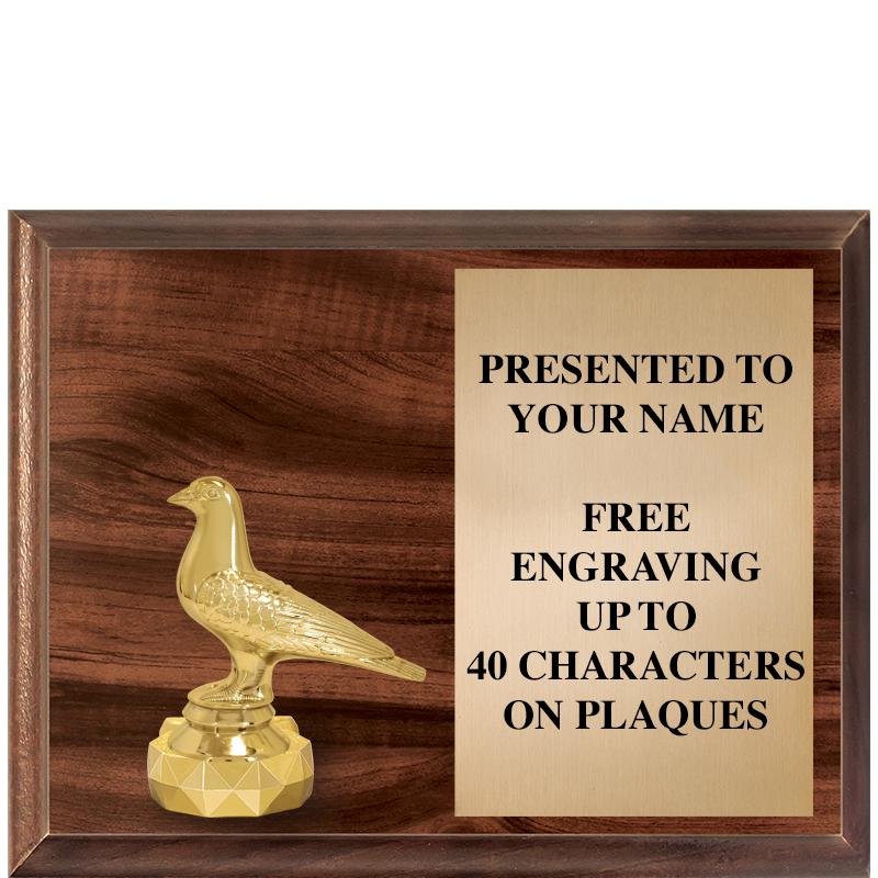 9"X7"FIGURINE HORIZONAL PLAQUE