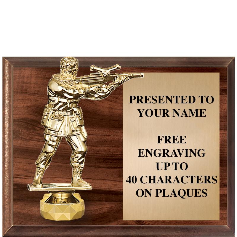 9"X7"FIGURINE HORIZONAL PLAQUE