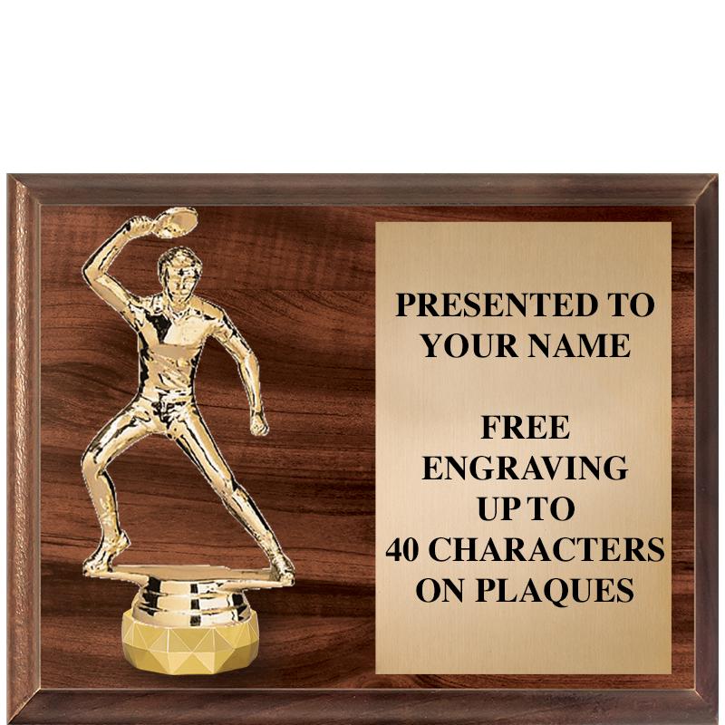 9"X7"FIGURINE HORIZONAL PLAQUE