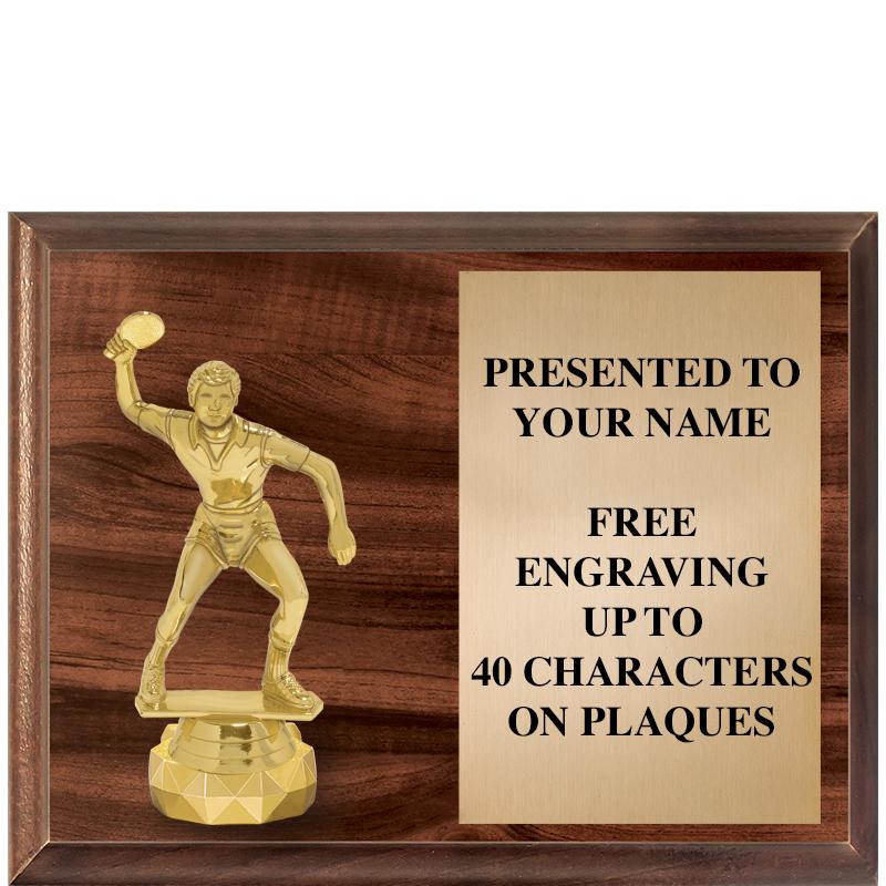 9"X7"FIGURINE HORIZONAL PLAQUE