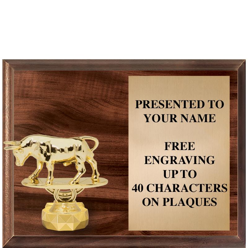 9"X7"FIGURINE HORIZONAL PLAQUE