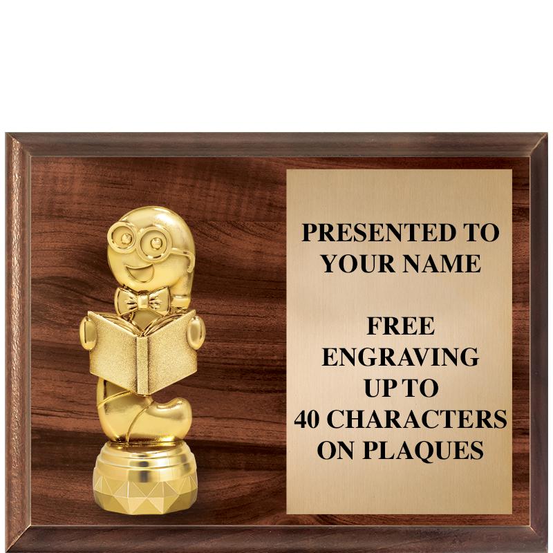 9"X7"FIGURINE HORIZONAL PLAQUE