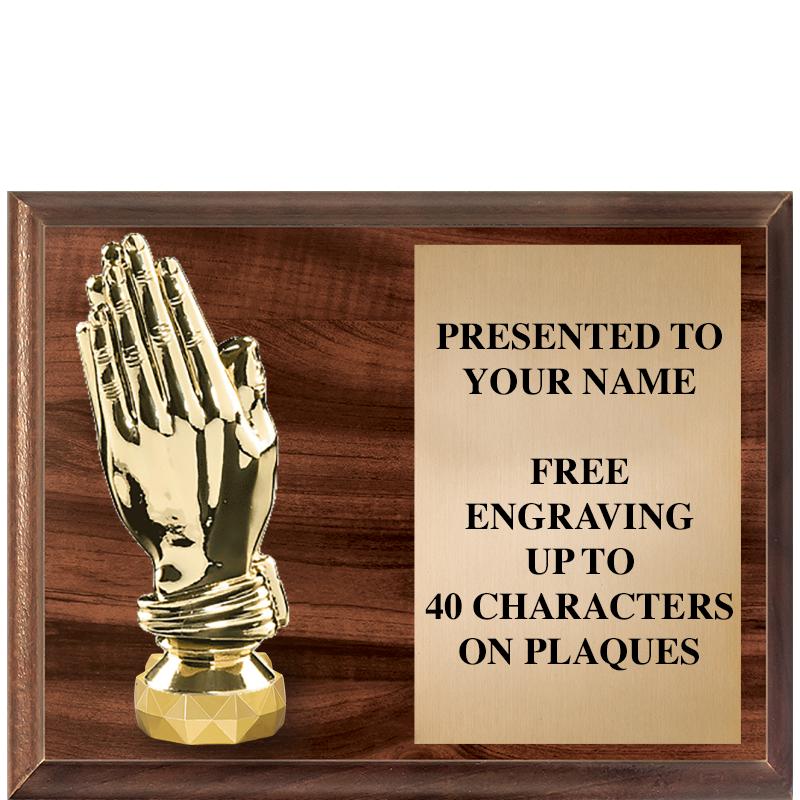 9"X7"FIGURINE HORIZONAL PLAQUE