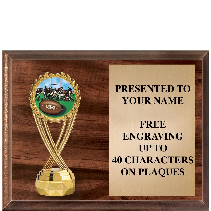 9"X7"FIGURINE HORIZONAL PLAQUE