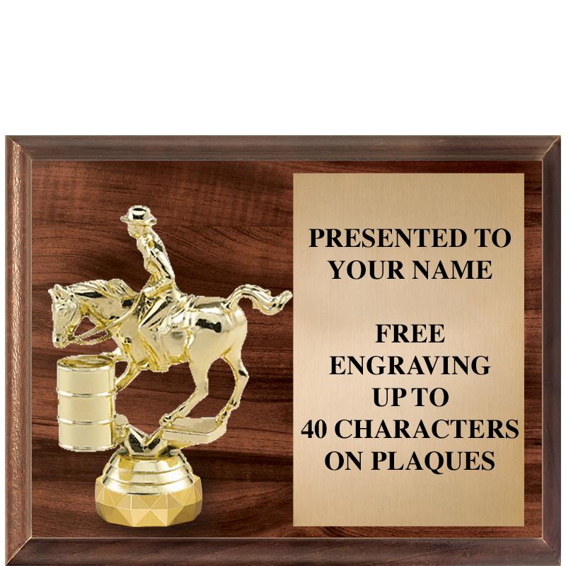 9"X7"FIGURINE HORIZONAL PLAQUE