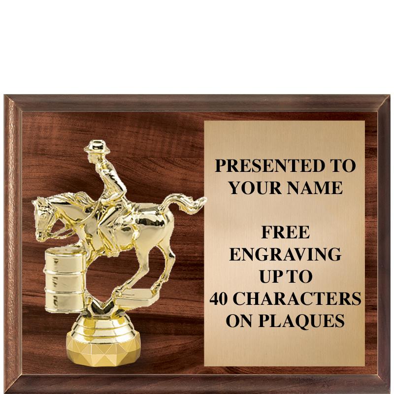 9"X7"FIGURINE HORIZONAL PLAQUE