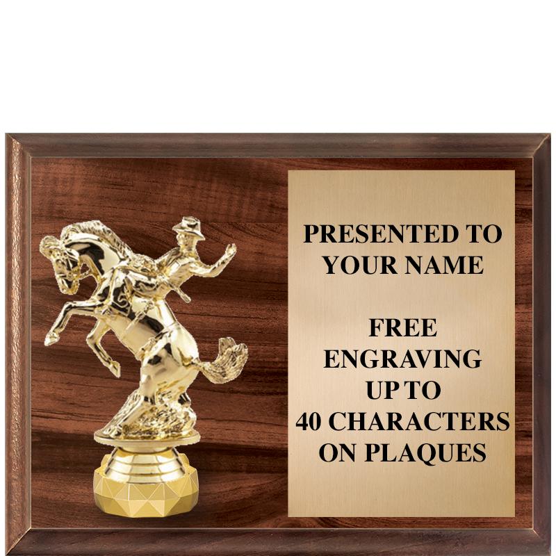 9"X7"FIGURINE HORIZONAL PLAQUE