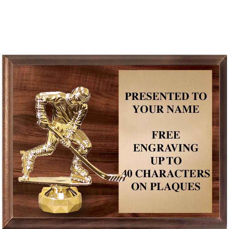 9"X7"FIGURINE HORIZONAL PLAQUE