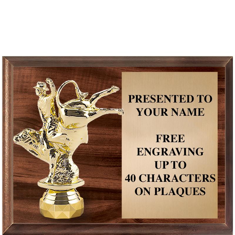 9"X7"FIGURINE HORIZONAL PLAQUE