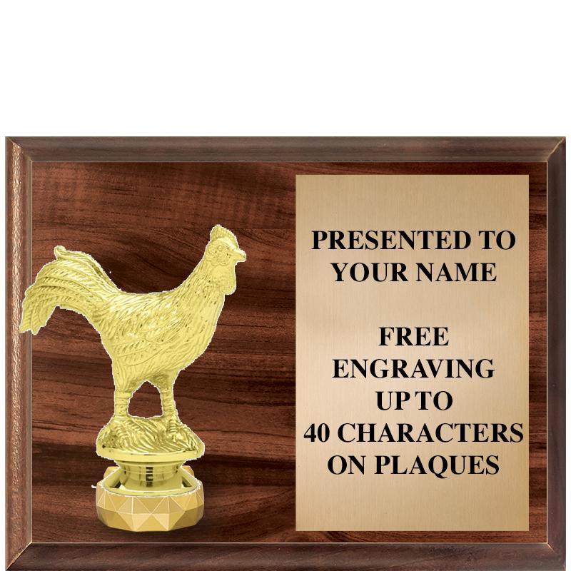 9"X7"FIGURINE HORIZONAL PLAQUE