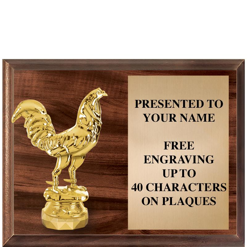 9"X7"FIGURINE HORIZONAL PLAQUE