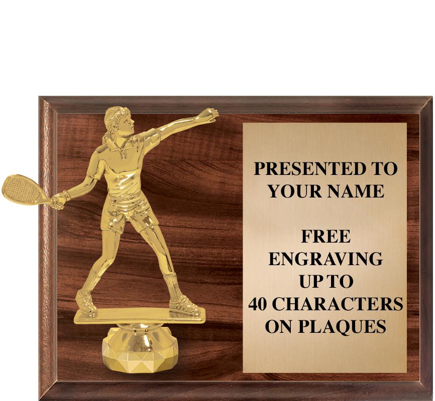 9"X7"FIGURINE HORIZONAL PLAQUE