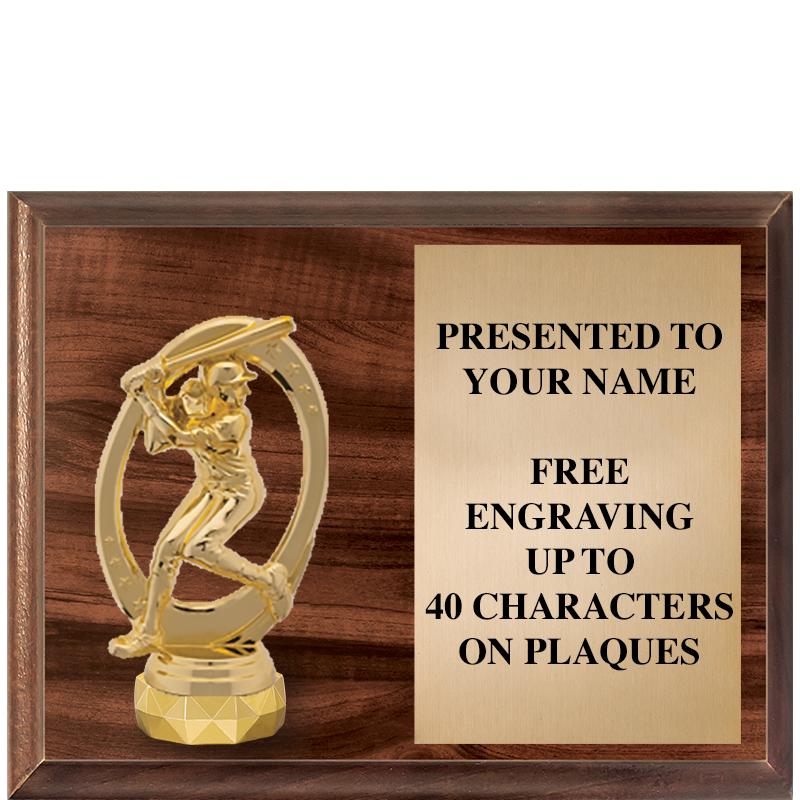 9"X7"FIGURINE HORIZONAL PLAQUE