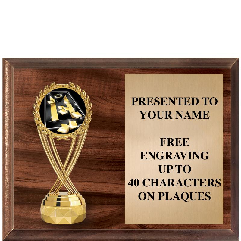 9"X7"FIGURINE HORIZONAL PLAQUE