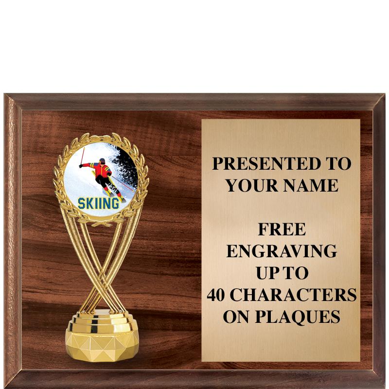 9"X7"FIGURINE HORIZONAL PLAQUE