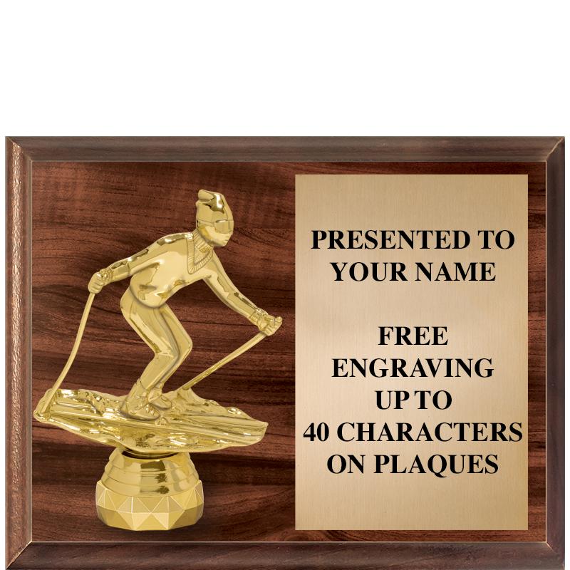 9"X7"FIGURINE HORIZONAL PLAQUE