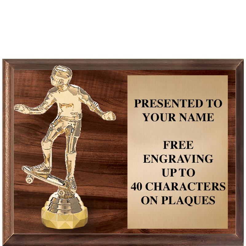 9"X7"FIGURINE HORIZONAL PLAQUE