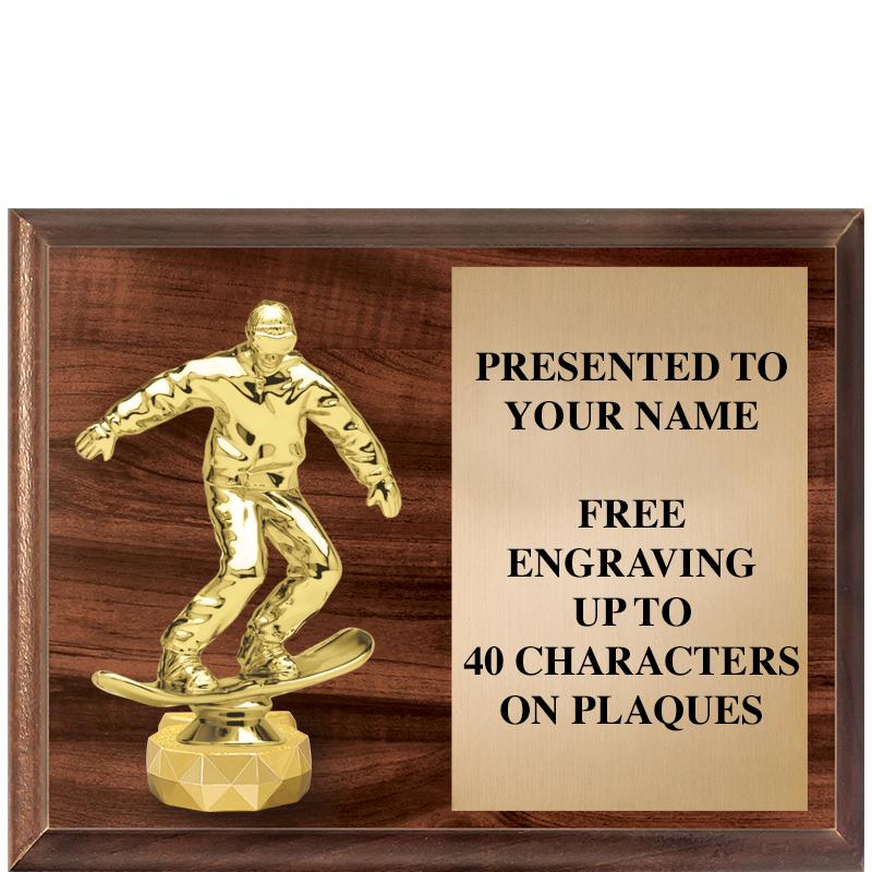 9"X7"FIGURINE HORIZONAL PLAQUE