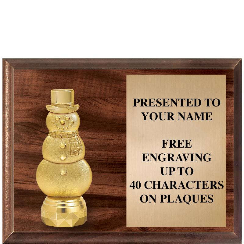 9"X7"FIGURINE HORIZONAL PLAQUE