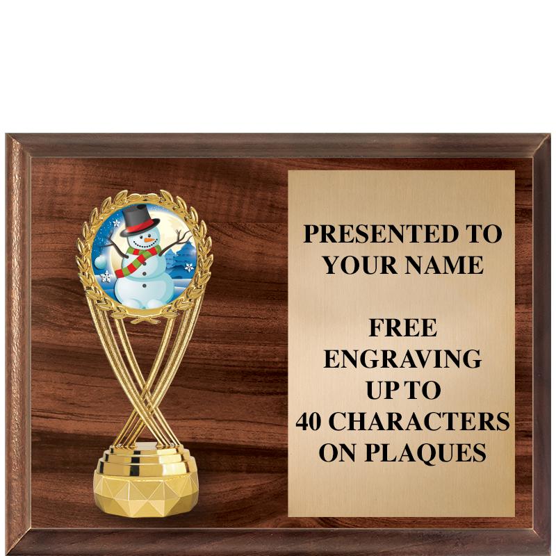 9"X7"FIGURINE HORIZONAL PLAQUE