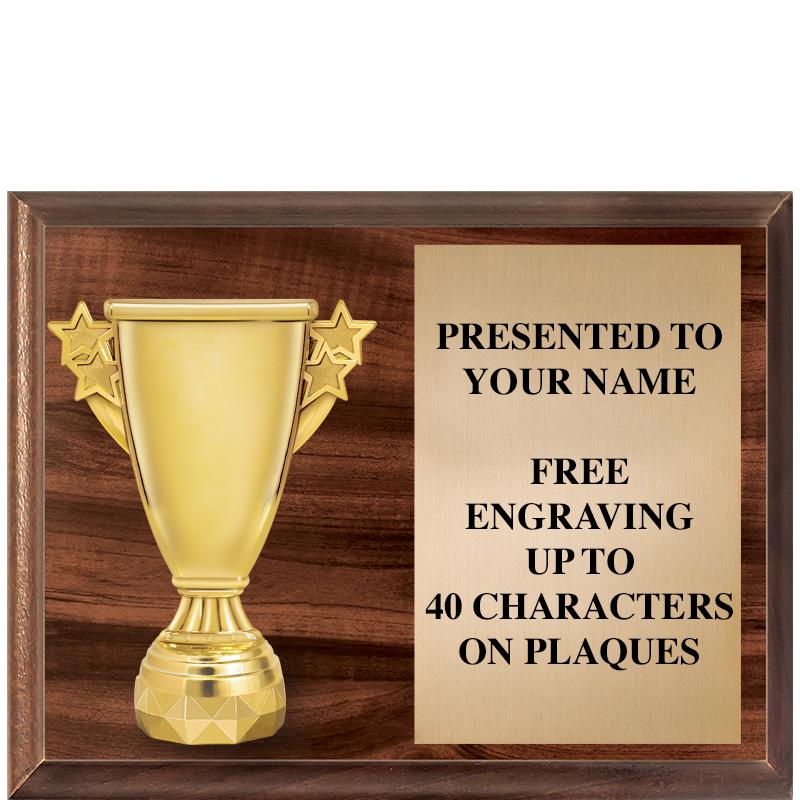 9"X7"FIGURINE HORIZONAL PLAQUE