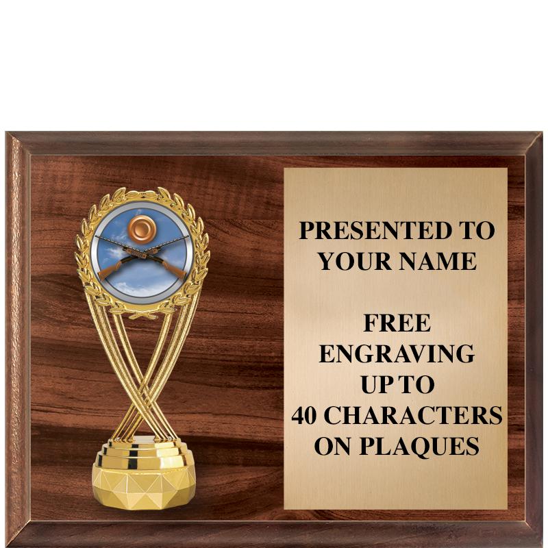 9"X7"FIGURINE HORIZONAL PLAQUE