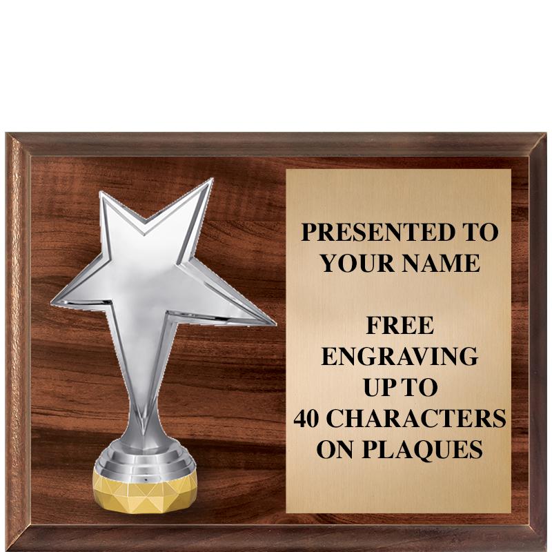 9"X7"FIGURINE HORIZONAL PLAQUE