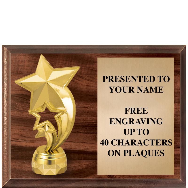 9"X7"FIGURINE HORIZONAL PLAQUE