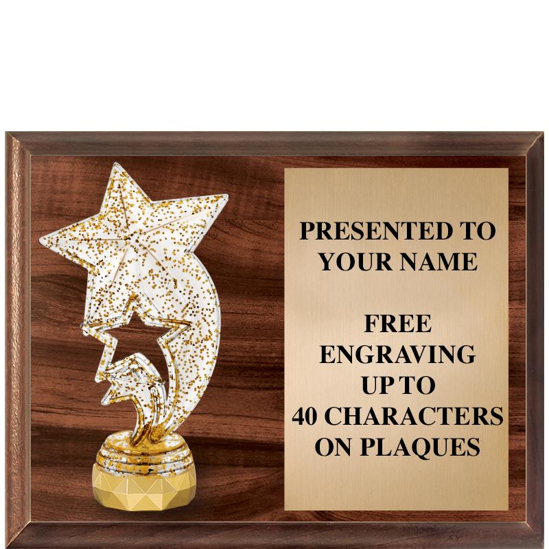 9"X7"FIGURINE HORIZONAL PLAQUE