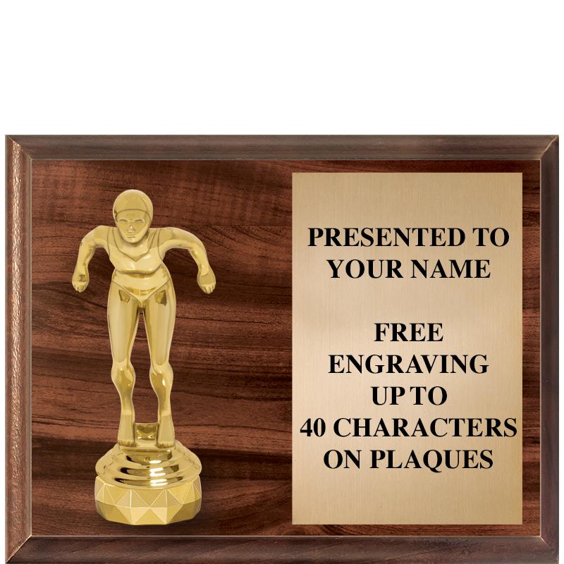 9"X7"FIGURINE HORIZONAL PLAQUE