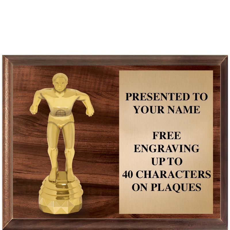 9"X7"FIGURINE HORIZONAL PLAQUE