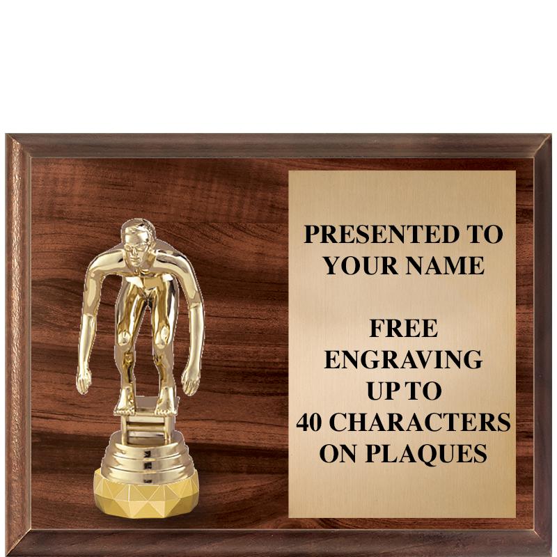 9"X7"FIGURINE HORIZONAL PLAQUE