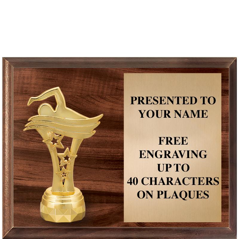 9"X7"FIGURINE HORIZONAL PLAQUE