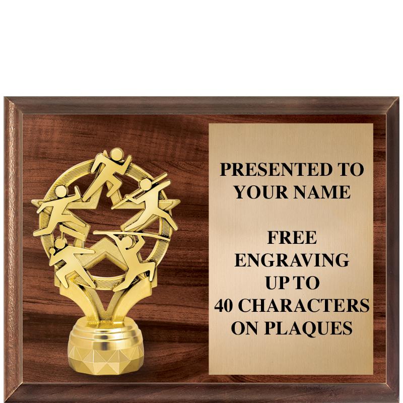 9"X7"FIGURINE HORIZONAL PLAQUE