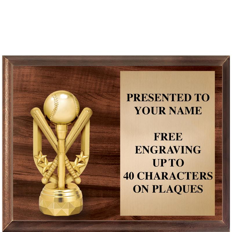 9"X7"FIGURINE HORIZONAL PLAQUE