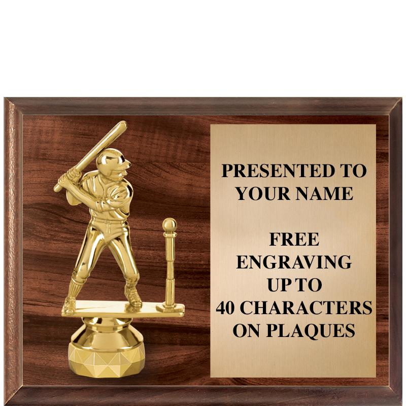 9"X7"FIGURINE HORIZONAL PLAQUE