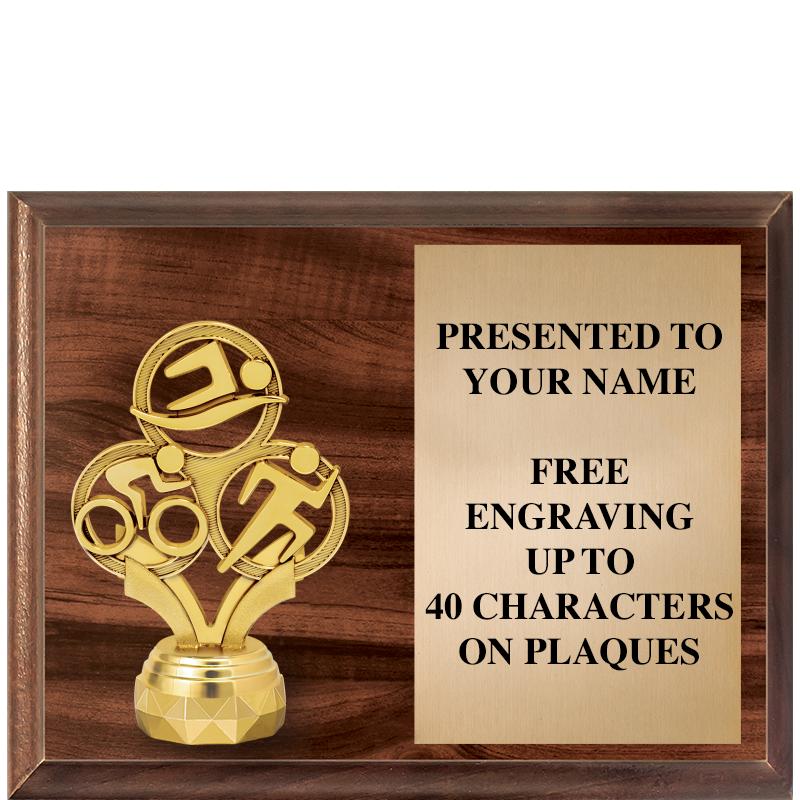 9"X7"FIGURINE HORIZONAL PLAQUE