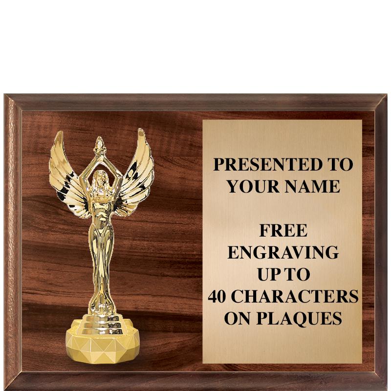 9"X7"FIGURINE HORIZONAL PLAQUE