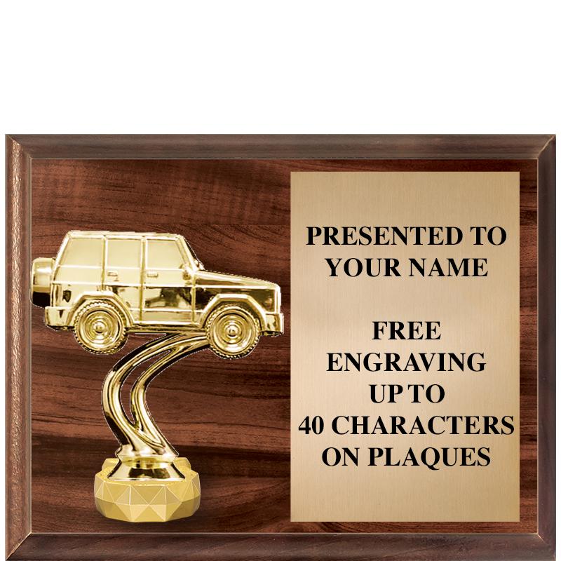 9"X7"FIGURINE HORIZONAL PLAQUE