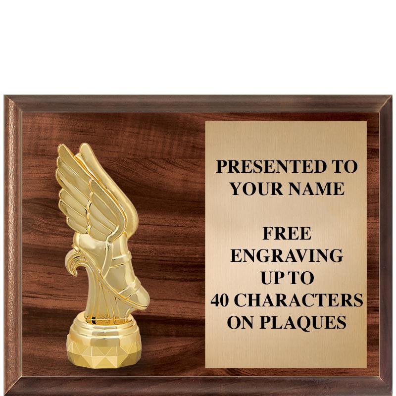 9"X7"FIGURINE HORIZONAL PLAQUE